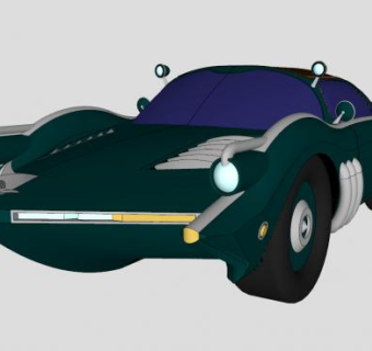 鲨鱼两栖车辆SU模型下载_sketchup草图大师SKP模型