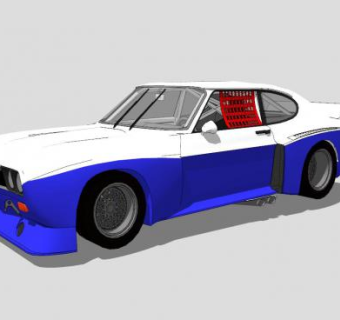 福特RS2600汽车SU模型下载_sketchup草图大师SKP模型
