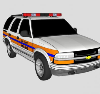 医护人员急救车车辆SU模型下载_sketchup草图大师SKP模型
