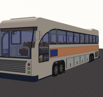 巴士运载车SU模型下载_sketchup草图大师SKP模型