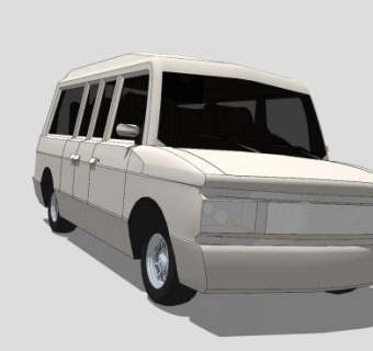 满载的大型货车SU模型下载_sketchup草图大师SKP模型