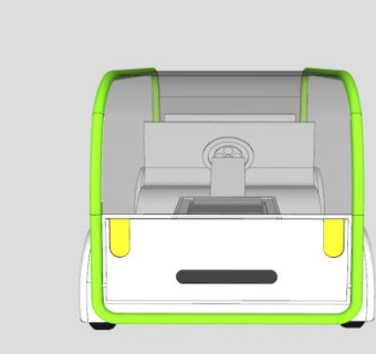 环保观光电动车SU模型下载_sketchup草图大师SKP模型