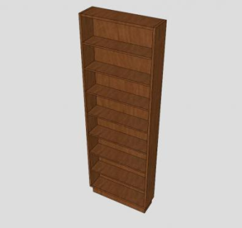 现代DVD书柜SU模型下载_sketchup草图大师SKP模型