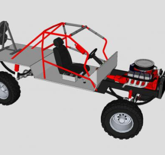 国产越野车SU模型下载_sketchup草图大师SKP模型