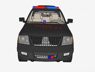 印度比哈尔邦SUV警车SU模型下载_sketchup草图大师SKP模型