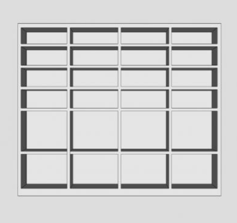 现代全高度书柜SU模型下载_sketchup草图大师SKP模型