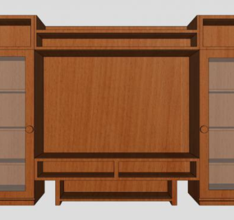 书柜玻璃橱窗SU模型下载_sketchup草图大师SKP模型