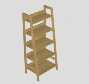 西尔维娅倚书柜SU模型下载_sketchup草图大师SKP模型