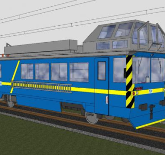 有轨电车SU模型下载_sketchup草图大师SKP模型