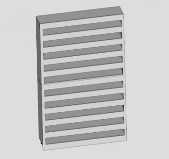 玩具架子书柜SU模型下载_sketchup草图大师SKP模型