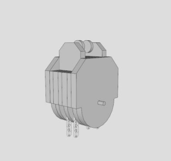 环链电动葫芦SU模型设计_su模型下载 草图大师模型_SKP模型
