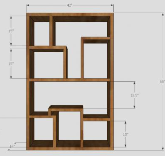办公分配器书柜SU模型下载_sketchup草图大师SKP模型