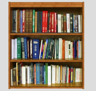 现代实木三层书架SU模型下载_sketchup草图大师SKP模型