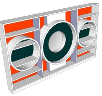 定制创意书柜SU模型下载_sketchup草图大师SKP模型