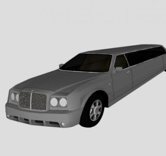 宾利加长版豪华轿车SU模型下载_sketchup草图大师SKP模型