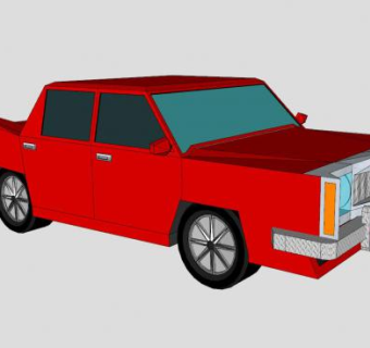 旧型汽车SU模型下载_sketchup草图大师SKP模型