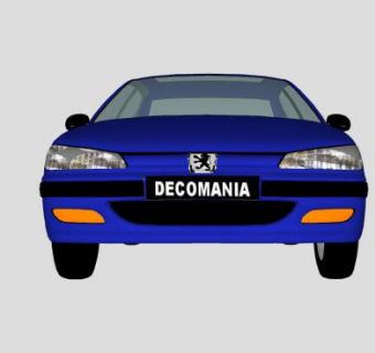 标致406汽车SU模型下载_sketchup草图大师SKP模型