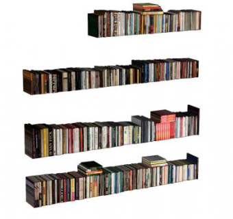 低出版社书柜SU模型下载_sketchup草图大师SKP模型