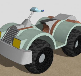山地汽车SU模型下载_sketchup草图大师SKP模型