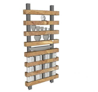 现代隔板式书库SU模型下载_sketchup草图大师SKP模型