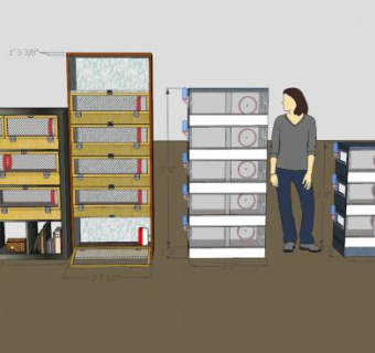 现代定制书柜SU模型下载_sketchup草图大师SKP模型