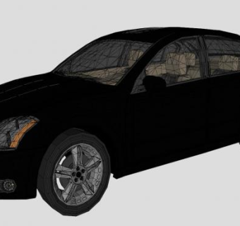 日产千里马王2006款汽车SU模型下载_sketchup草图大师SKP模型