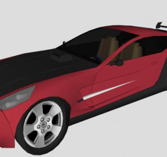 阿斯顿马丁One77超级跑车SU模型下载_sketchup草图大师SKP模型