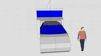 微型货车草图SU模型下载_sketchup草图大师SKP模型