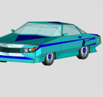汽车概念车SU模型下载_sketchup草图大师SKP模型