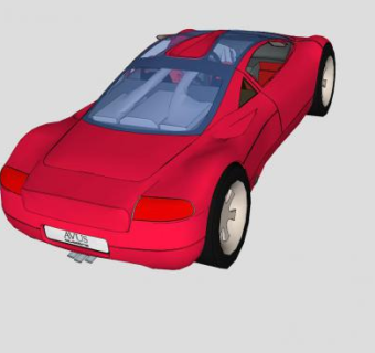 奥迪Avus概念车SU模型下载_sketchup草图大师SKP模型