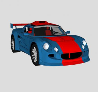 莲花Exige跑车SU模型下载_sketchup草图大师SKP模型