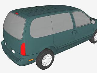 日产贵士1995款汽车SU模型下载_sketchup草图大师SKP模型