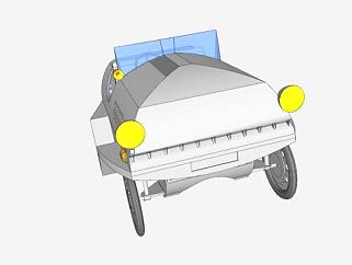 概念汽车车辆SU模型下载_sketchup草图大师SKP模型