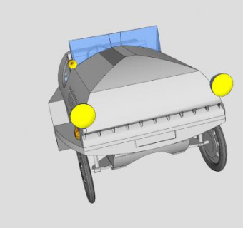 概念汽车车辆SU模型下载_sketchup草图大师SKP模型