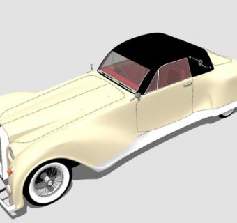 西斯帕罗苏扎豪华轿车SU模型下载_sketchup草图大师SKP模型