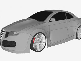 阿尔法罗密欧GT汽车SU模型下载_sketchup草图大师SKP模型