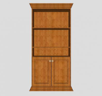 现代板式家具书柜SU模型下载_sketchup草图大师SKP模型