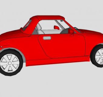 大发汽车SU模型下载_sketchup草图大师SKP模型