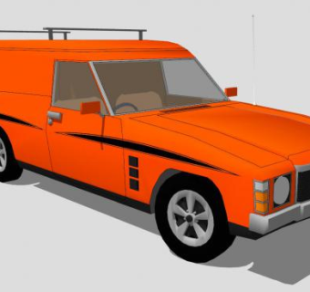 霍尔顿HJ汽车SU模型下载_sketchup草图大师SKP模型