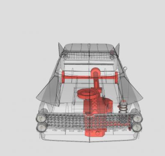 汽车发动机SU模型下载_sketchup草图大师SKP模型