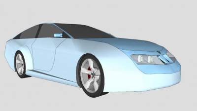 英国C20赛车SU模型下载_sketchup草图大师SKP模型