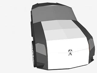 小型旅行车轿车SU模型下载_sketchup草图大师SKP模型