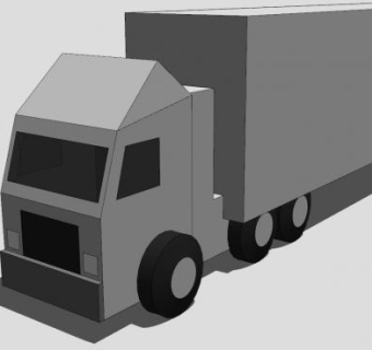半挂车和拖车SU模型下载_sketchup草图大师SKP模型