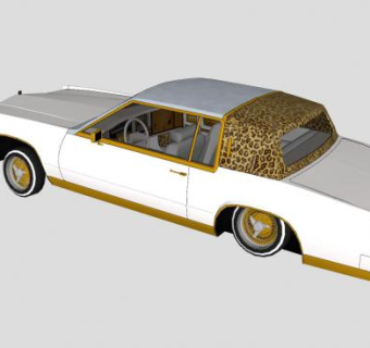 凯迪拉克ELD轿车SU模型下载_sketchup草图大师SKP模型