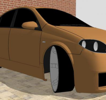 日产霹雳马汽车SU模型下载_sketchup草图大师SKP模型