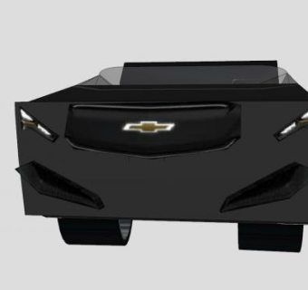 雪佛兰miray跑车SU模型下载_sketchup草图大师SKP模型