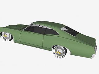 1967雪佛兰黑斑羚汽车SU模型下载_sketchup草图大师SKP模型