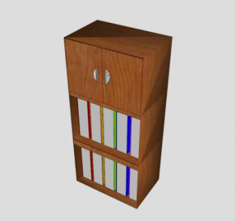 阿什文实木书架SU模型下载_sketchup草图大师SKP模型