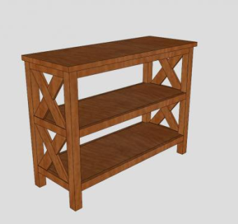 世界市场书架SU模型下载_sketchup草图大师SKP模型