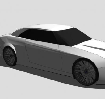 宝马M3概念跑车SU模型下载_sketchup草图大师SKP模型